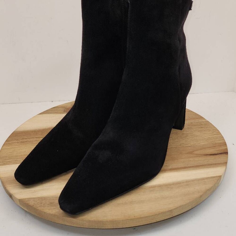Sam Edelman Saige Ankle Boots Black Suede Women's Size 10 M - Picture 8 of 13